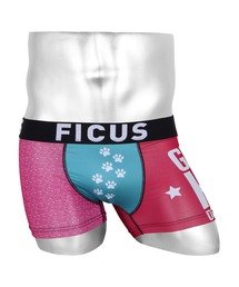 FICUS（フィークス）の「FICUS/フィークス ボクサーパンツ メンズ アンダーウェア 下着 ツルツル 肉球 番犬（ボクサーパンツ）」