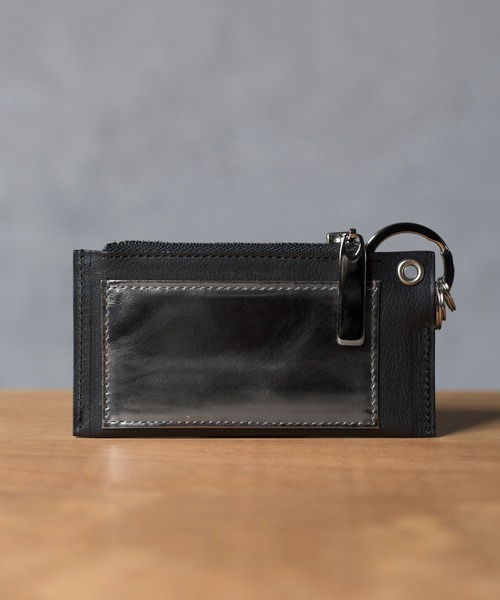 PATRICK STEPHAN（パトリックステファン）の「PATRICK STEPHAN パトリックステファン / Leather key case & holder レザーキーケース キーホルダー / 203AAO04（キーケース/キーアクセサリー・メンズ・チャコールグレー/サンドベージュ/ブラック系その他/ブラック×シルバー/ブラック×ブラック/シルバー・FREE）」の17枚目の写真