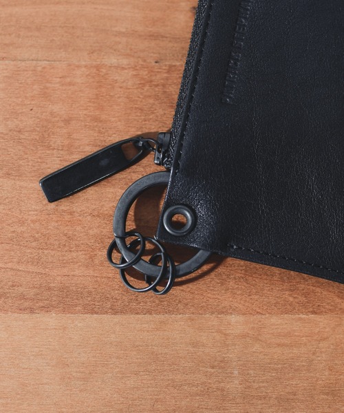 PATRICK STEPHAN（パトリックステファン）の「PATRICK STEPHAN パトリックステファン / Leather key case & holder レザーキーケース キーホルダー / 203AAO04（キーケース/キーアクセサリー・メンズ・チャコールグレー/サンドベージュ/ブラック系その他/ブラック×シルバー/ブラック×ブラック/シルバー・FREE）」の13枚目の写真
