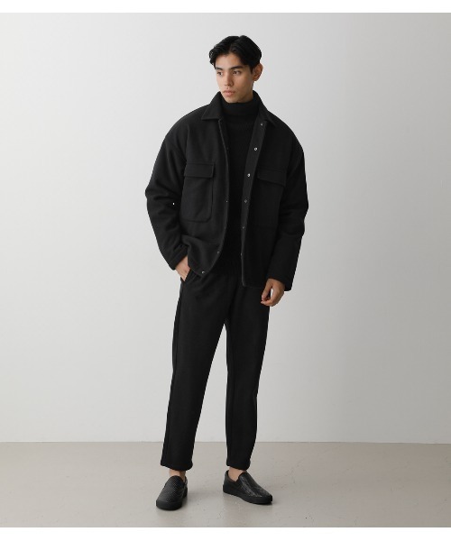 AZUL by moussy（アズールバイマウジー）の「FAUX MELTON CPO JACKET/フェイクメルトンCPOジャケット（その他アウター・メンズ・ブラック/グレー系その他・MEDIUM/LARGE）」の18枚目の写真