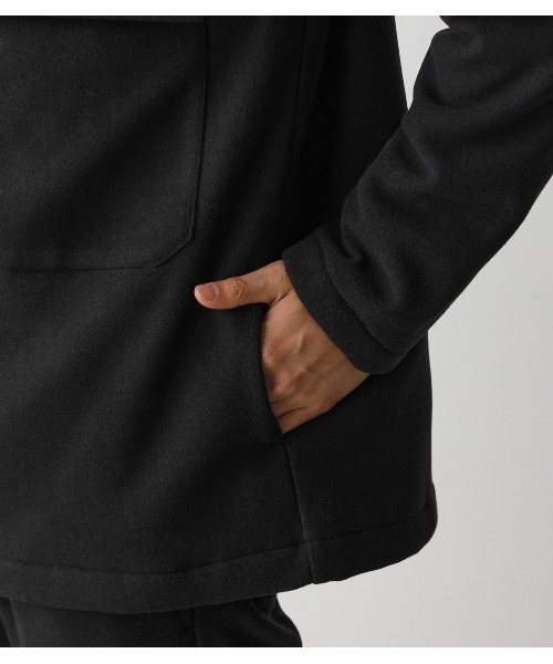 AZUL by moussy（アズールバイマウジー）の「FAUX MELTON CPO JACKET/フェイクメルトンCPOジャケット（その他アウター・メンズ・ブラック/グレー系その他・MEDIUM/LARGE）」の13枚目の写真