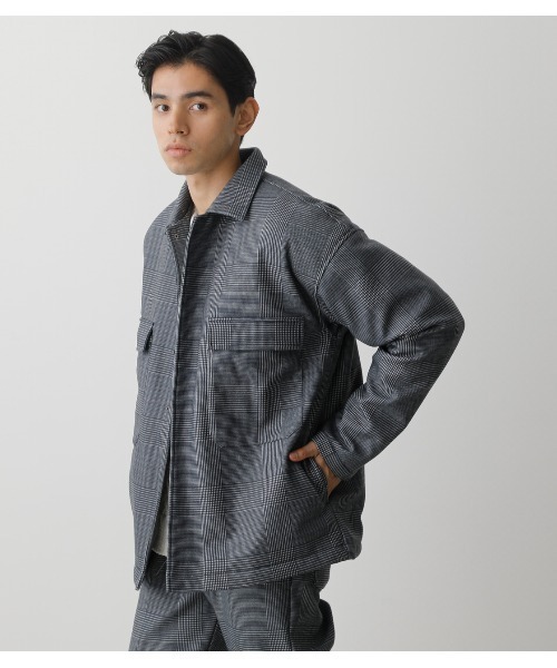 AZUL by moussy（アズールバイマウジー）の「FAUX MELTON CPO JACKET/フェイクメルトンCPOジャケット（その他アウター・メンズ・ブラック/グレー系その他・MEDIUM/LARGE）」の10枚目の写真