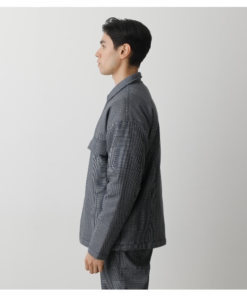 AZUL by moussy（アズールバイマウジー）の「FAUX MELTON CPO JACKET/フェイクメルトンCPOジャケット（その他アウター・メンズ・ブラック/グレー系その他・MEDIUM/LARGE）」の7枚目の写真