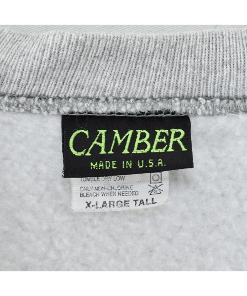 CAMBER(キャンバー)の「【ヴィンテージ古着】90's CAMBER/キャンバー ヘヴィーoz クルーネックスウェット USA製(スウェット・メンズ・グレー・X-LARGE)」の4枚目の写真