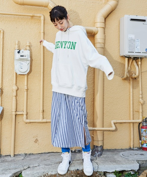 Auntie Rosa Holiday(アンティローザホリデー)の「ストライプシャツワンピース(シャツワンピース・レディース・ピンク/ブルー・FREE)」の11枚目の写真