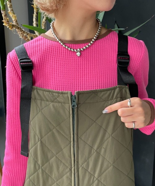 CIAOPANIC（チャオパニック）の「ハートチャームチョーカー（ネックレス・レディース・オフホワイト/シルバー・FREE）」の11枚目の写真