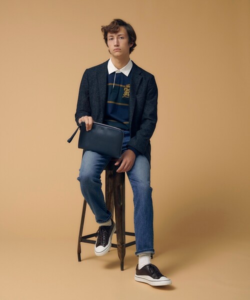 TAKEO KIKUCHI(タケオキクチ)の「11.5ozストレッチ 5ポケットデニムパンツ(デニムパンツ・メンズ・ブルー・01/02/03/04/05)」の2枚目の写真