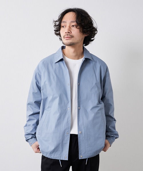 CIAOPANIC TYPY（チャオパニックティピー）の「【なにわ男子 大橋和也さん着用】OSORO100%コットンコーチシャウター（その他アウター・メンズ・ベージュ/サックスブルー/グリーン・S/M/L）」の4枚目の写真