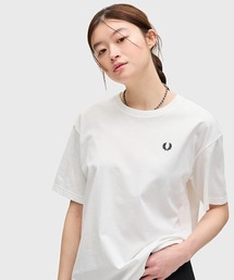 FRED PERRY フレッドペリー Tシャツ　メッシュトップス　ホワイト FRED PERRY フレッドペリー Tシャツ メッシュトップス ホワイト