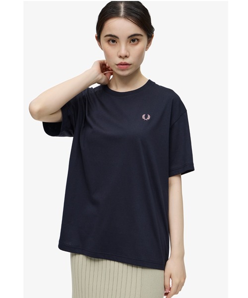 FRED PERRY クルーネックTシャツ S クリーム FRED PERRY（フレッドペリー）の「Crew Neck T-Shirt／クルー