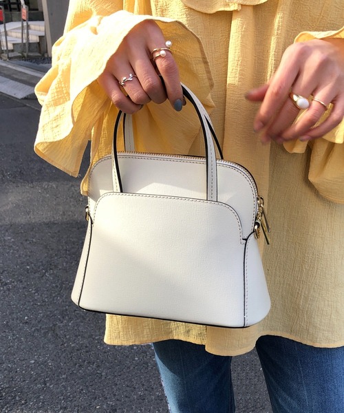 AULENTTI（オウレンティ）の「【WEB限定】(AULENTTI/オーレンティ) ショルダーバッグ（ショルダーバッグ・レディース・アイボリー/グリーン・FREE）」の18枚目の写真