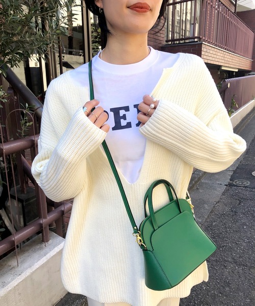 AULENTTI（オウレンティ）の「【WEB限定】(AULENTTI/オーレンティ) ショルダーバッグ（ショルダーバッグ・レディース・アイボリー/グリーン・FREE）」の20枚目の写真