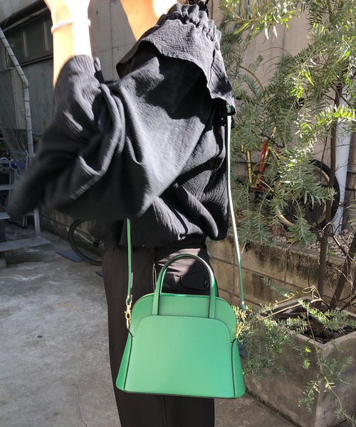 AULENTTI（オウレンティ）の「【WEB限定】(AULENTTI/オーレンティ) ショルダーバッグ（ショルダーバッグ・レディース・アイボリー/グリーン・FREE）」の16枚目の写真