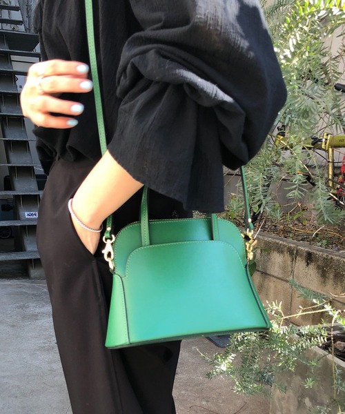 AULENTTI（オウレンティ）の「【WEB限定】(AULENTTI/オーレンティ) ショルダーバッグ（ショルダーバッグ・レディース・アイボリー/グリーン・FREE）」の10枚目の写真