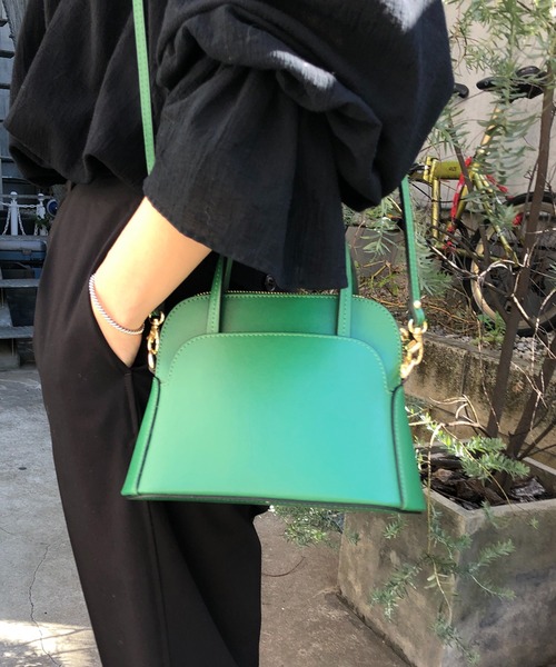 AULENTTI（オウレンティ）の「【WEB限定】(AULENTTI/オーレンティ) ショルダーバッグ（ショルダーバッグ・レディース・アイボリー/グリーン・FREE）」の7枚目の写真