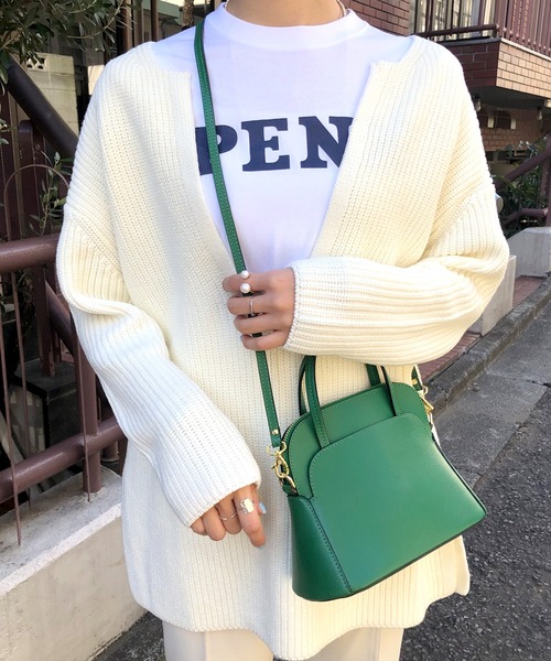 AULENTTI（オウレンティ）の「【WEB限定】(AULENTTI/オーレンティ) ショルダーバッグ（ショルダーバッグ・レディース・アイボリー/グリーン・FREE）」の13枚目の写真