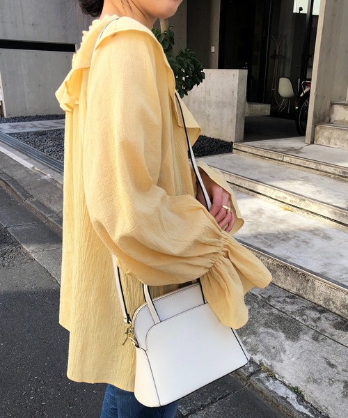 AULENTTI（オウレンティ）の「【WEB限定】(AULENTTI/オーレンティ) ショルダーバッグ（ショルダーバッグ・レディース・アイボリー/グリーン・FREE）」の22枚目の写真