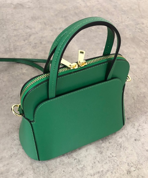 AULENTTI（オウレンティ）の「【WEB限定】(AULENTTI/オーレンティ) ショルダーバッグ（ショルダーバッグ・レディース・アイボリー/グリーン・FREE）」の5枚目の写真