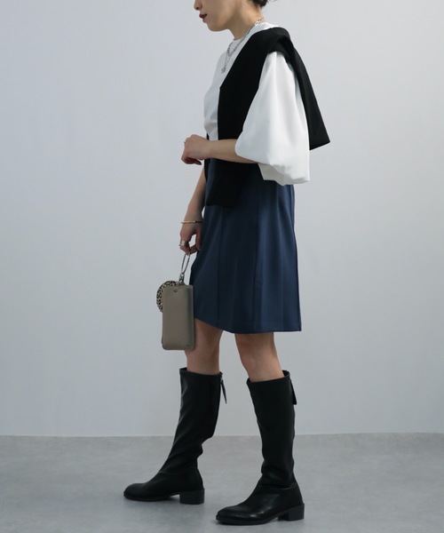 ap retro(アプレトロ)の「袖バルーンカットソー(Tシャツ/カットソー・レディース・ホワイト/ブラック/アイボリー/オートミール・FREE)」の16枚目の写真