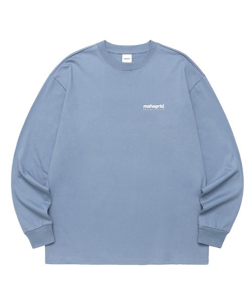 MAHAGRID(マハグリッド)の「【mahagrid】ORIGIN LOGO LS TEE / マハグリッド オリジン ロゴ ロングスリーブ Tシャツ(Tシャツ/カットソー・メンズ・ホワイト/チャコールグレー/ブラック/パープル/ネイビー/オレンジ/ブルー・SMALL/MEDIUM/LARGE/X-LARGE)」の6枚目の写真