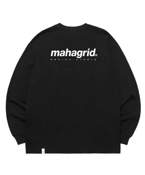 MAHAGRID(マハグリッド)の「【mahagrid】ORIGIN LOGO LS TEE / マハグリッド オリジン ロゴ ロングスリーブ Tシャツ(Tシャツ/カットソー・メンズ・ホワイト/チャコールグレー/ブラック/パープル/ネイビー/オレンジ/ブルー・SMALL/MEDIUM/LARGE/X-LARGE)」の3枚目の写真