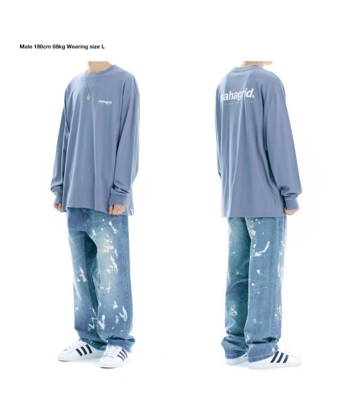 MAHAGRID(マハグリッド)の「【mahagrid】ORIGIN LOGO LS TEE / マハグリッド オリジン ロゴ ロングスリーブ Tシャツ(Tシャツ/カットソー・メンズ・ホワイト/チャコールグレー/ブラック/パープル/ネイビー/オレンジ/ブルー・SMALL/MEDIUM/LARGE/X-LARGE)」の10枚目の写真