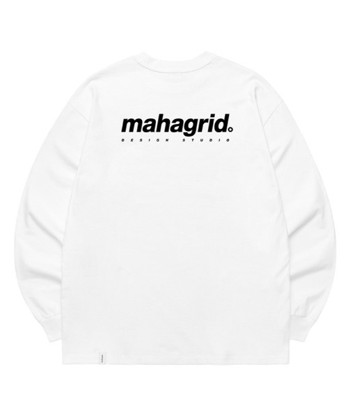 MAHAGRID(マハグリッド)の「【mahagrid】ORIGIN LOGO LS TEE / マハグリッド オリジン ロゴ ロングスリーブ Tシャツ(Tシャツ/カットソー・メンズ・ホワイト/チャコールグレー/ブラック/パープル/ネイビー/オレンジ/ブルー・SMALL/MEDIUM/LARGE/X-LARGE)」の8枚目の写真