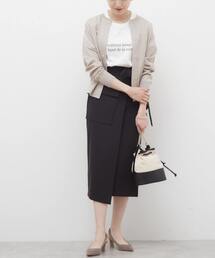 Liesse | ドライツイル 巻きタイトスカート(スカート)