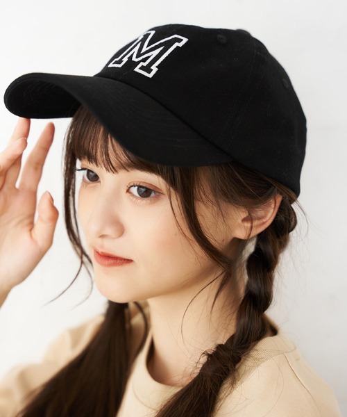 MILKFED.（ミルクフェド）の「PATCH TWILL CAP（キャップ・レディース・ブラック/ベージュ/ネイビー・ONE SIZE）」の7枚目の写真