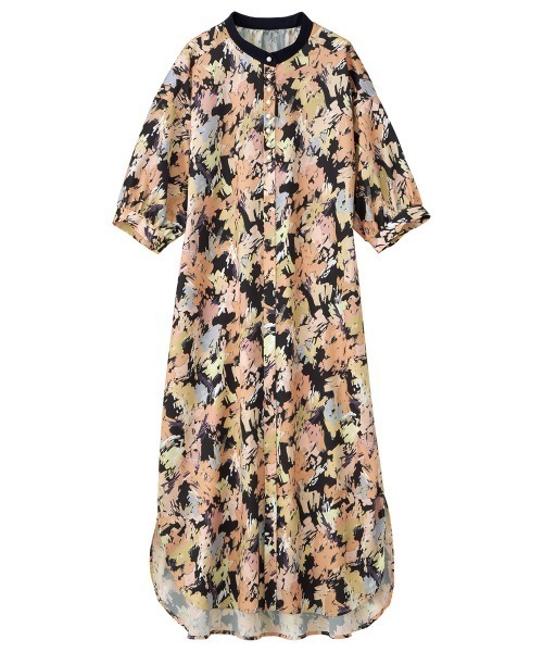 ラナン（Ranan）/ペイント風プリントワンピース ペイント風プリントワンピース（ワンピース）｜RANAN（ラナン）の