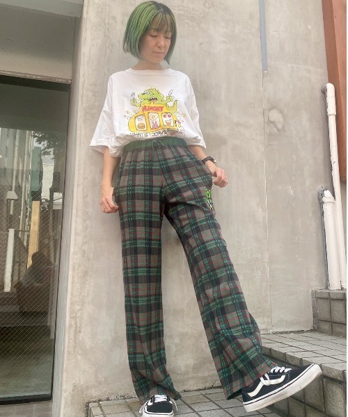 Candy Stripper（キャンディストリッパー）の「HUNGRY SLOT BIG BIG Tシャツ（Tシャツ/カットソー・レディース・オフホワイト/ブラック/ライトブルー・2）」の16枚目の写真