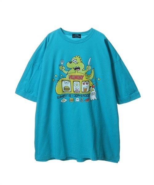 Candy Stripper（キャンディストリッパー）の「HUNGRY SLOT BIG BIG Tシャツ（Tシャツ/カットソー・レディース・オフホワイト/ブラック/ライトブルー・2）」の22枚目の写真