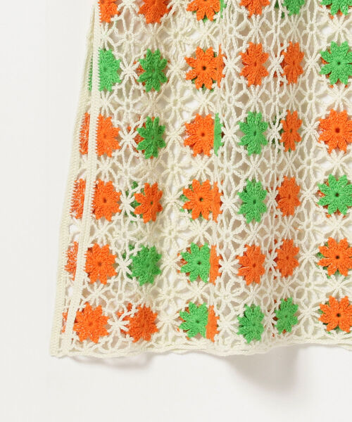 Ray BEAMS（レイビームス）の「Ray BEAMS / カギバリ ニット キャミ ワンピース（ワンピース・レディース・オフホワイト/ブラック・ONE SIZE）」の18枚目の写真