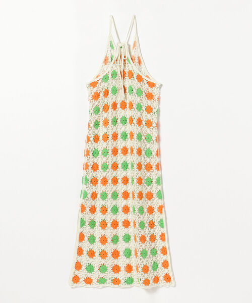 Ray BEAMS（レイビームス）の「Ray BEAMS / カギバリ ニット キャミ ワンピース（ワンピース・レディース・オフホワイト/ブラック・ONE SIZE）」の19枚目の写真