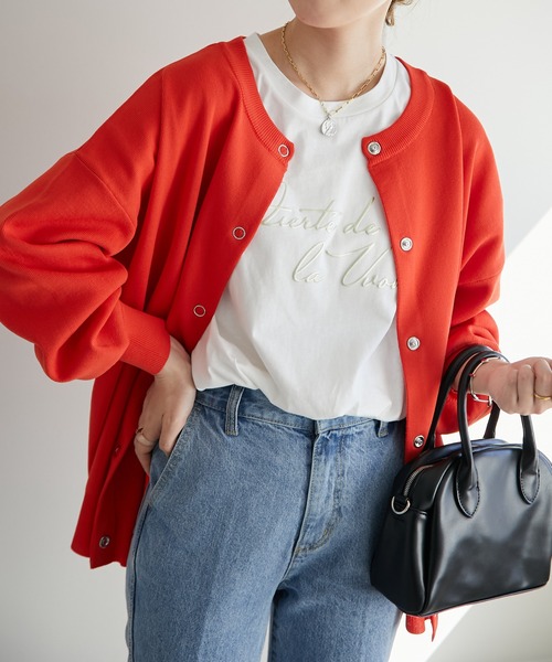 DISCOAT（ディスコート）の「【ZOZO限定】立体プリントロゴTシャツ（Tシャツ/カットソー・レディース・チャコールグレー/ライトグレー/オフホワイト・FREE）」の16枚目の写真