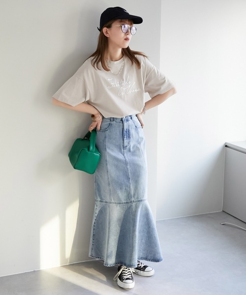 DISCOAT（ディスコート）の「【ZOZO限定】立体プリントロゴTシャツ（Tシャツ/カットソー・レディース・チャコールグレー/ライトグレー/オフホワイト・FREE）」の19枚目の写真