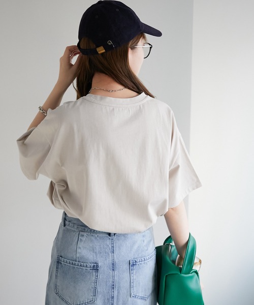 DISCOAT（ディスコート）の「【ZOZO限定】立体プリントロゴTシャツ（Tシャツ/カットソー・レディース・チャコールグレー/ライトグレー/オフホワイト・FREE）」の14枚目の写真