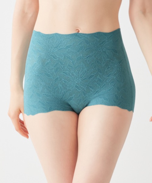 GUNZE（グンゼ）の「KIREILABO/キレイラボ ガードルファンデ 柔らかくて低刺激 ショートソフトガードル 保湿（その他アンダーウェア/インナー・レディース・レッド/ブラック/ベージュ/イエロー/シルバー/ピンク/ブラウン系その他2/コーラル/ロイヤルブルー/ミント/スモークグレー/ブルーグリーン/ベージュ系その他/サーモンピンク/ネイビー/モスグリーン/グリーン系その他/ナチュラル・X-LARGE/MEDIUM/LARGE）」の11枚目の写真