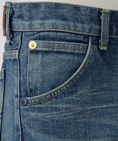 Lee（リー）の「【ar掲載】X-girl × LEE CLAIRE JEANS（デニムパンツ・レディース・ライトインディゴブルー・25inch/26inch/27inch）」の5枚目の写真