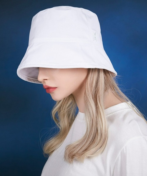 VARZAR(バザール)の「VARZAR(バザール)/Stud drop over fit bucket hat/スタッズ ドロップ オーバーフィット バケットハット(ハット・レディース・ブラック/グレー/ホワイト/ベージュ/グリーン・FREE)」の14枚目の写真