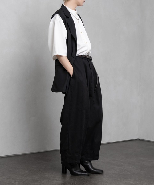 Adoon plain(アドーンプレーン)の「【Adoon plain】バルーンワイドパンツ(その他パンツ・メンズ・ブラック/ベージュ/グレー・SMALL/MEDIUM/LARGE)」の20枚目の写真