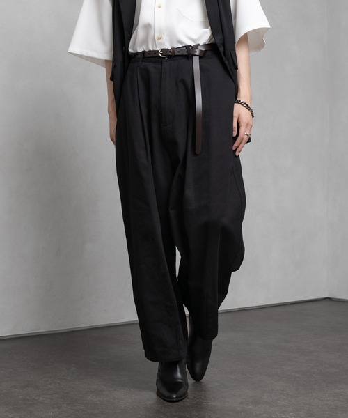 Adoon plain(アドーンプレーン)の「【Adoon plain】バルーンワイドパンツ(その他パンツ・メンズ・ブラック/ベージュ/グレー・SMALL/MEDIUM/LARGE)」の19枚目の写真