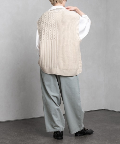 Adoon plain(アドーンプレーン)の「【Adoon plain】バルーンワイドパンツ(その他パンツ・メンズ・ブラック/ベージュ/グレー・SMALL/MEDIUM/LARGE)」の16枚目の写真