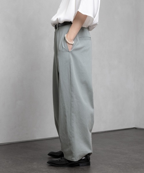 Adoon plain(アドーンプレーン)の「【Adoon plain】バルーンワイドパンツ(その他パンツ・メンズ・ブラック/ベージュ/グレー・SMALL/MEDIUM/LARGE)」の13枚目の写真