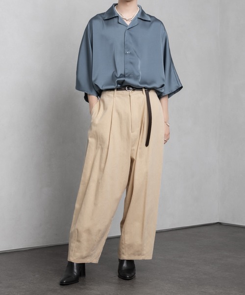 Adoon plain(アドーンプレーン)の「【Adoon plain】バルーンワイドパンツ(その他パンツ・メンズ・ブラック/ベージュ/グレー・SMALL/MEDIUM/LARGE)」の11枚目の写真