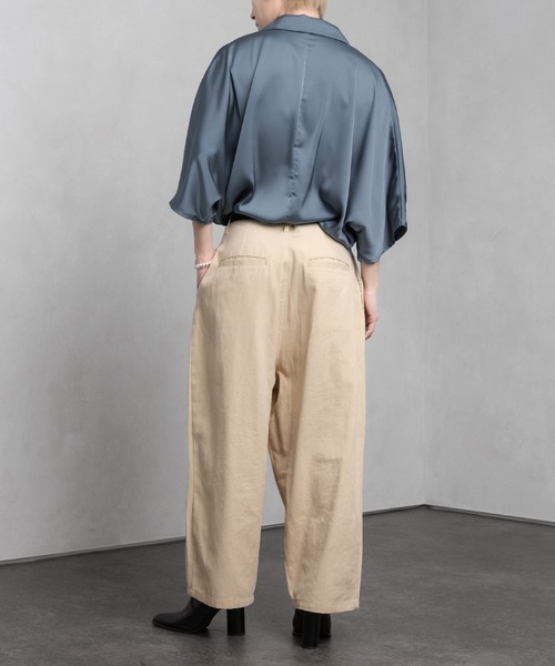 Adoon plain(アドーンプレーン)の「【Adoon plain】バルーンワイドパンツ(その他パンツ・メンズ・ブラック/ベージュ/グレー・SMALL/MEDIUM/LARGE)」の9枚目の写真