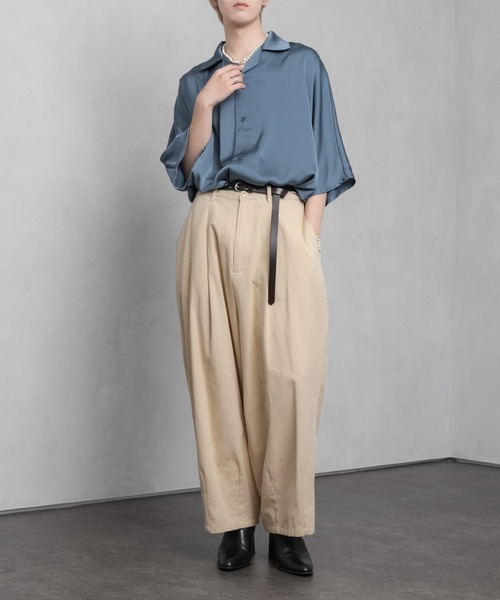 Adoon plain(アドーンプレーン)の「【Adoon plain】バルーンワイドパンツ(その他パンツ・メンズ・ブラック/ベージュ/グレー・SMALL/MEDIUM/LARGE)」の10枚目の写真