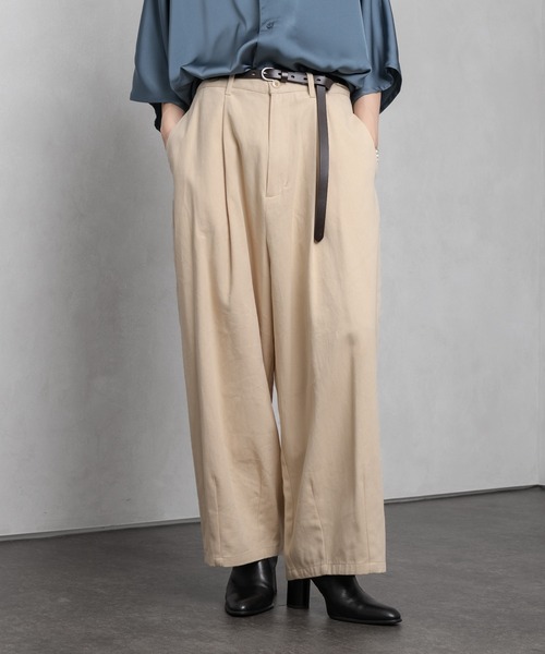 Adoon plain(アドーンプレーン)の「【Adoon plain】バルーンワイドパンツ(その他パンツ・メンズ・ブラック/ベージュ/グレー・SMALL/MEDIUM/LARGE)」の7枚目の写真