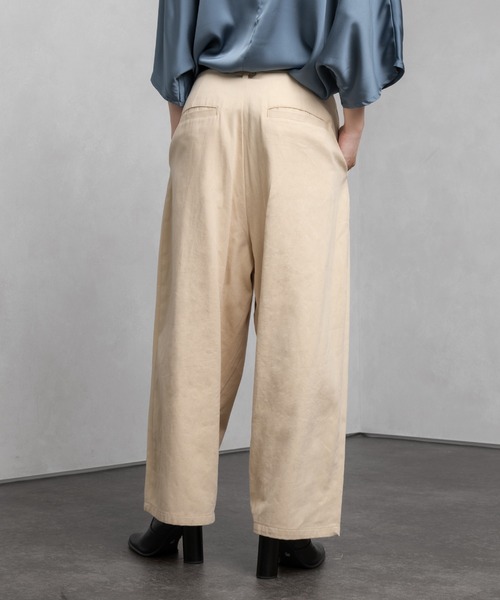 Adoon plain(アドーンプレーン)の「【Adoon plain】バルーンワイドパンツ(その他パンツ・メンズ・ブラック/ベージュ/グレー・SMALL/MEDIUM/LARGE)」の4枚目の写真