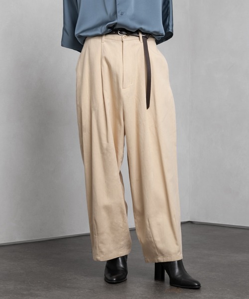 Adoon plain(アドーンプレーン)の「【Adoon plain】バルーンワイドパンツ(その他パンツ・メンズ・ブラック/ベージュ/グレー・SMALL/MEDIUM/LARGE)」の8枚目の写真